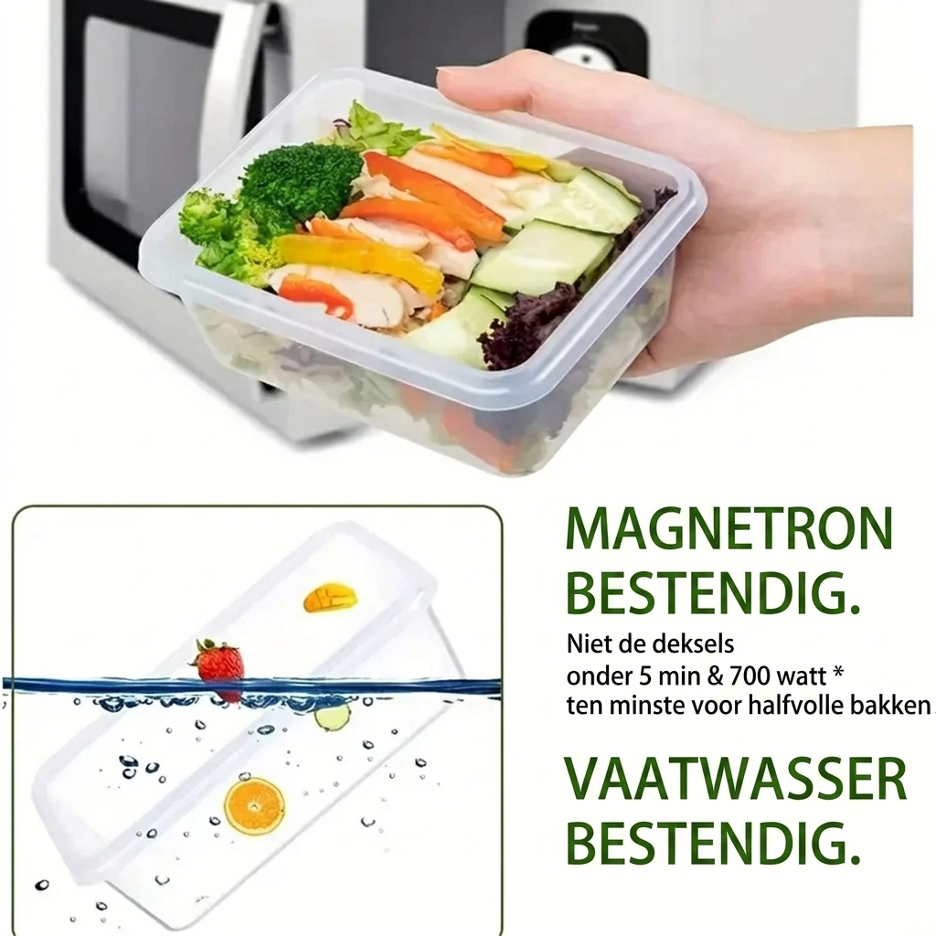 Voedselcontainer Set 12‑dlg