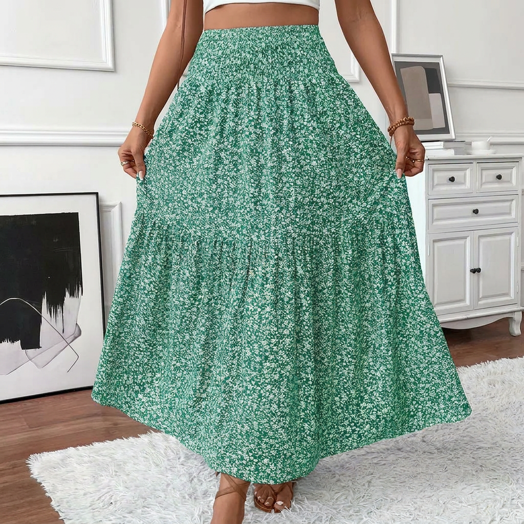 Elegante A‑lijn Rok met Smocktail