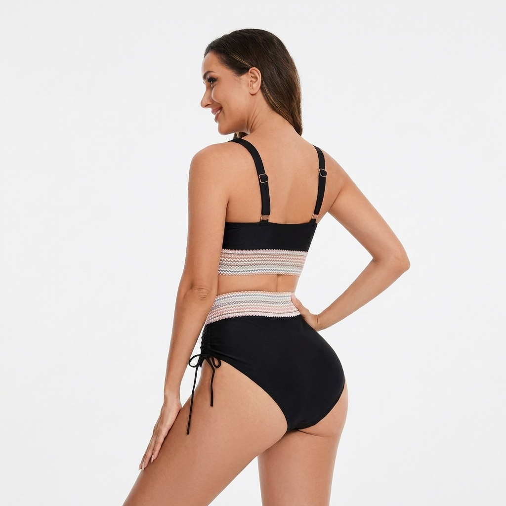 Dames Bikini Set met Hoge Taille
