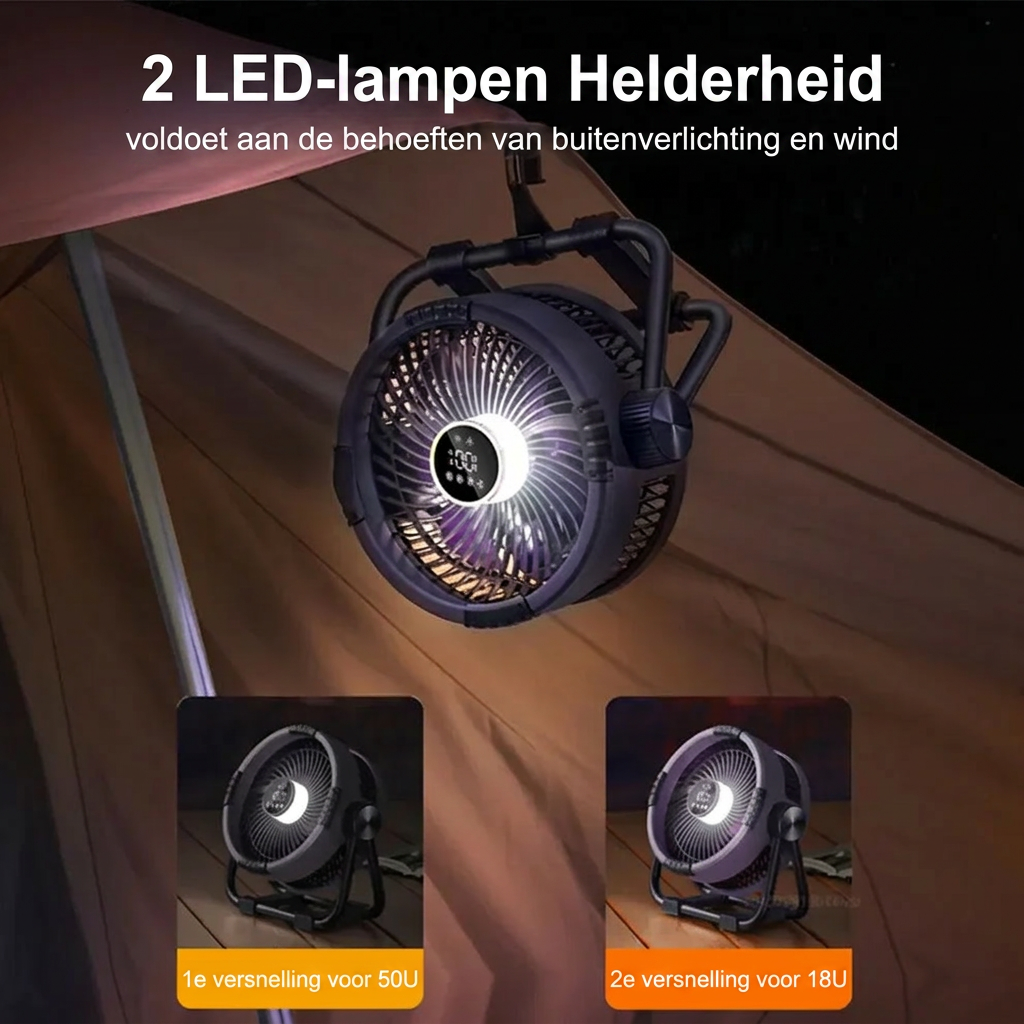 Krachtige ventilator - voor buiten en binnen
