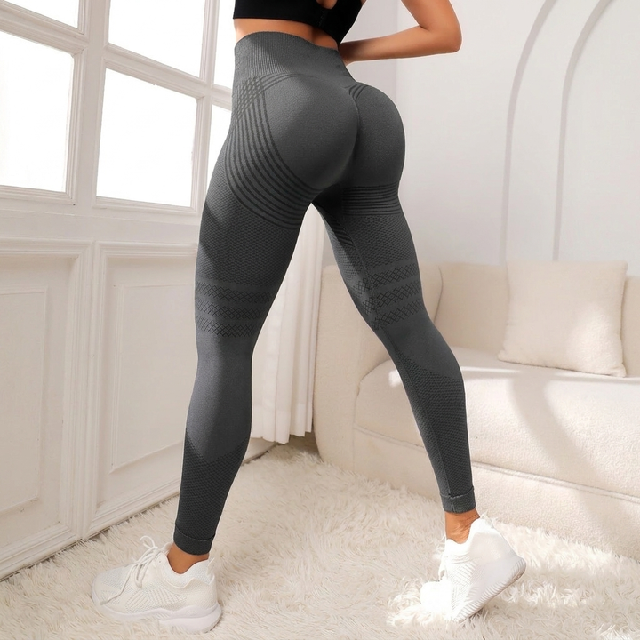 Hoge Taille Heup Liftende Naadloze Stretch Leggings