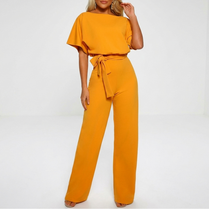 Damen Freizeit Overall mit geradem Bein und stilvollem Design