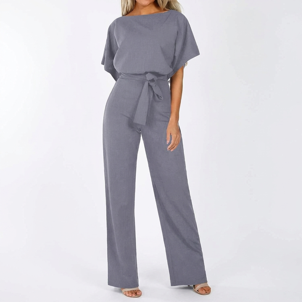 Damen Freizeit Overall mit geradem Bein und stilvollem Design