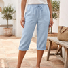 Comfortabele capribroek voor dames met zakken