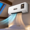 1800 W wandairco – 4-in-1: koelen, verwarmen, ventilator en luchtontvochtiger