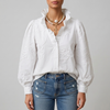 Blouse met Bloemenborduurwerk