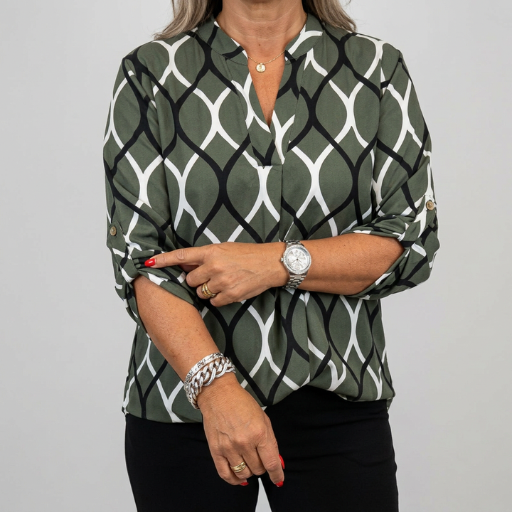 Blouse met Grafische Print