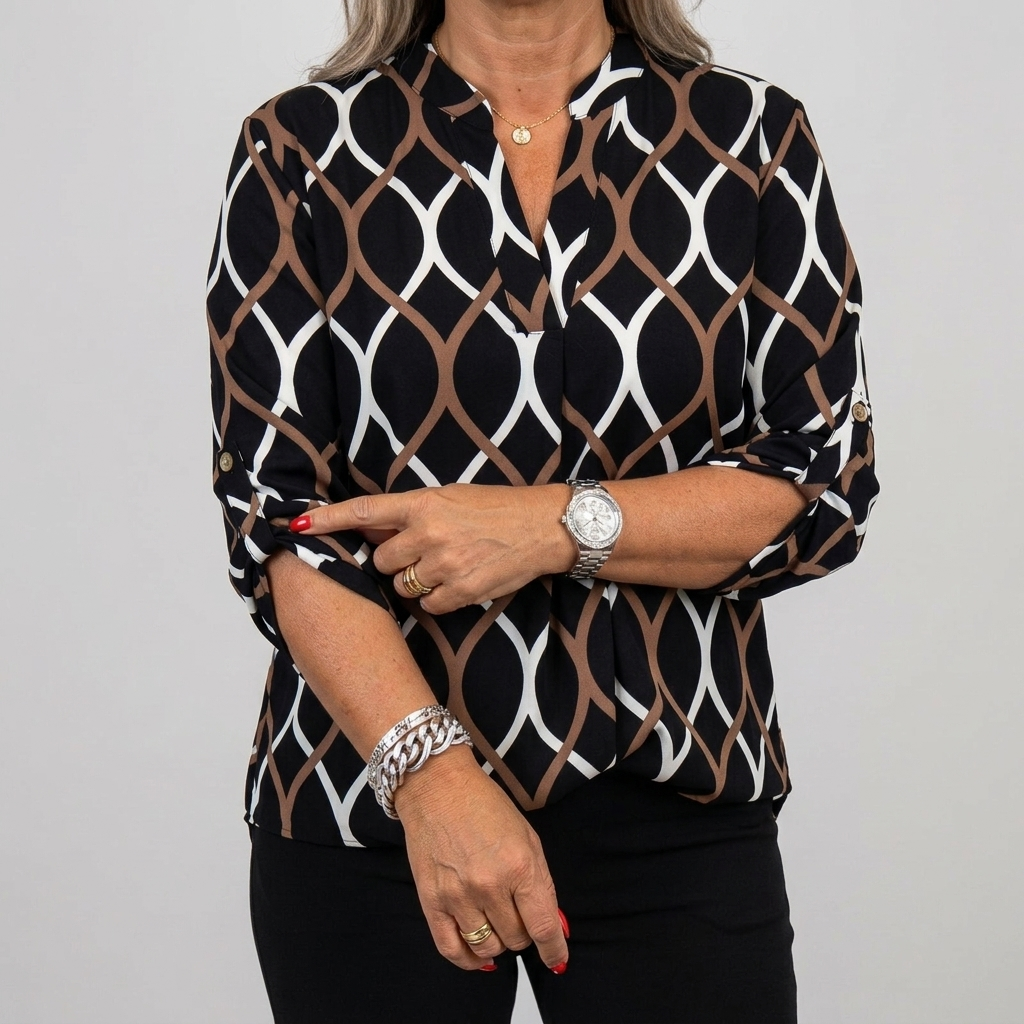 Blouse met Grafische Print