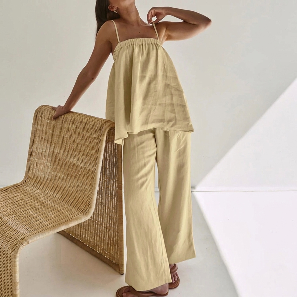 Casual Broekset Dames – Elastische Taille