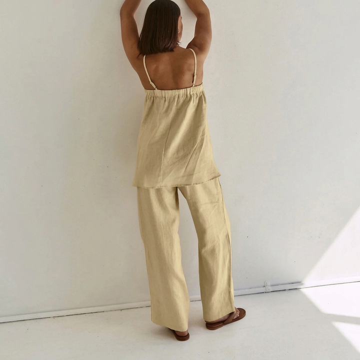 Casual Broekset Dames – Elastische Taille