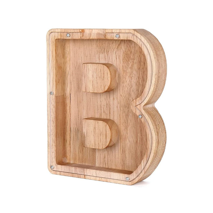 Houten letterspaarpot – LetterSaver