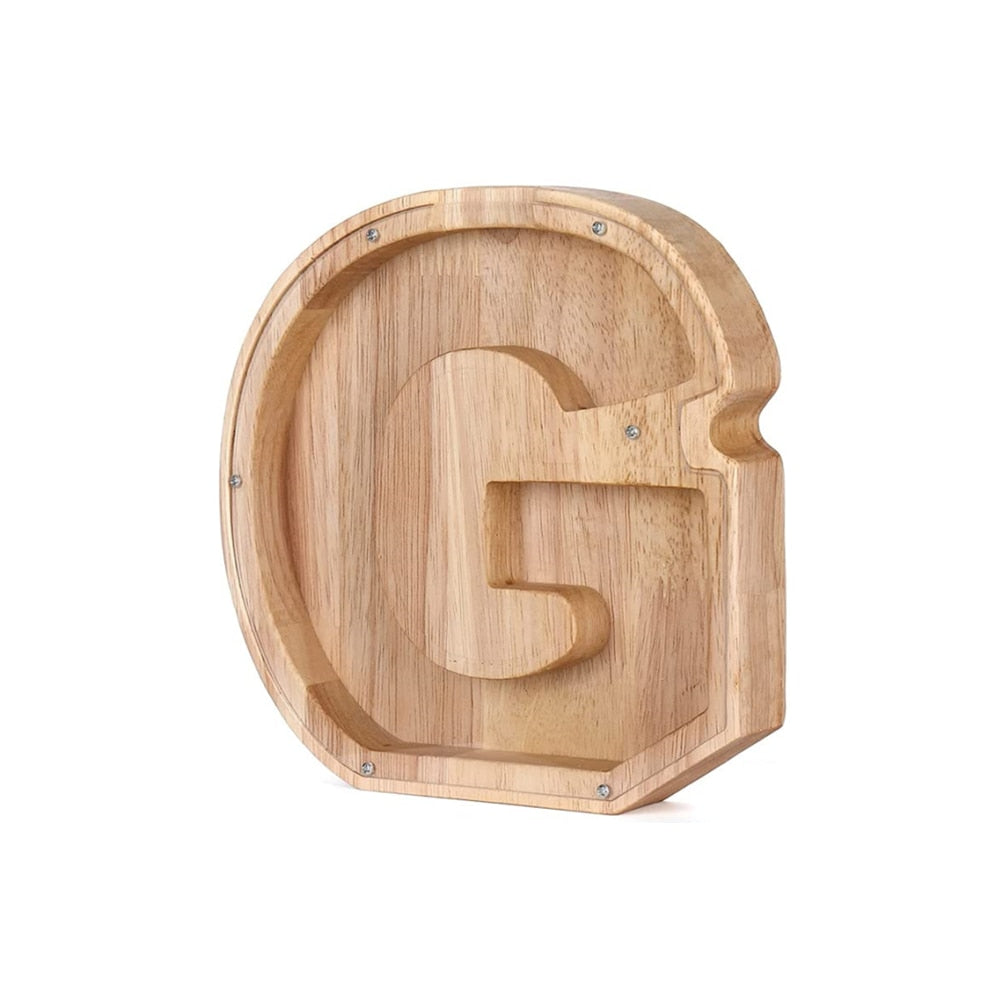 Houten letterspaarpot – LetterSaver