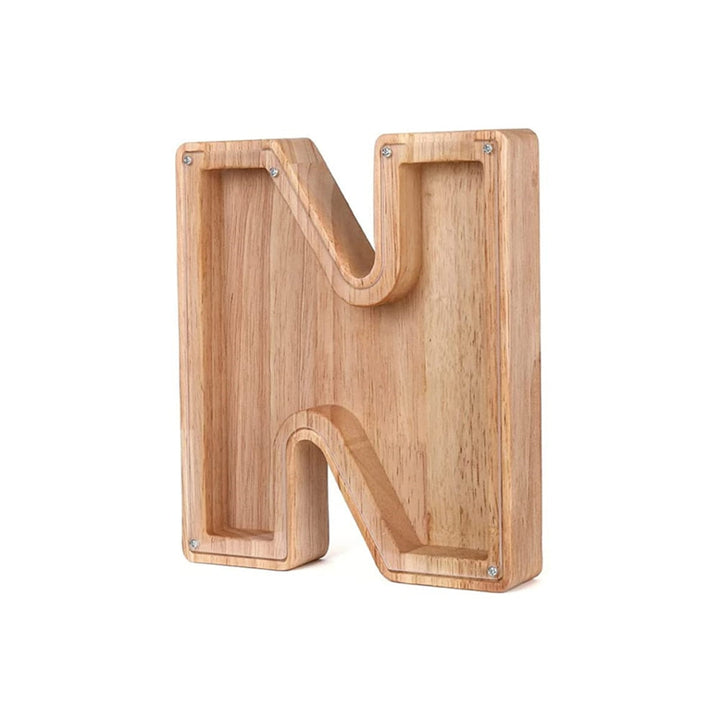 Houten letterspaarpot – LetterSaver