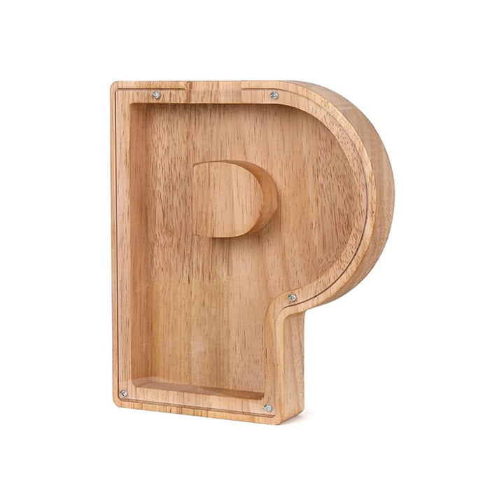 Houten letterspaarpot – LetterSaver