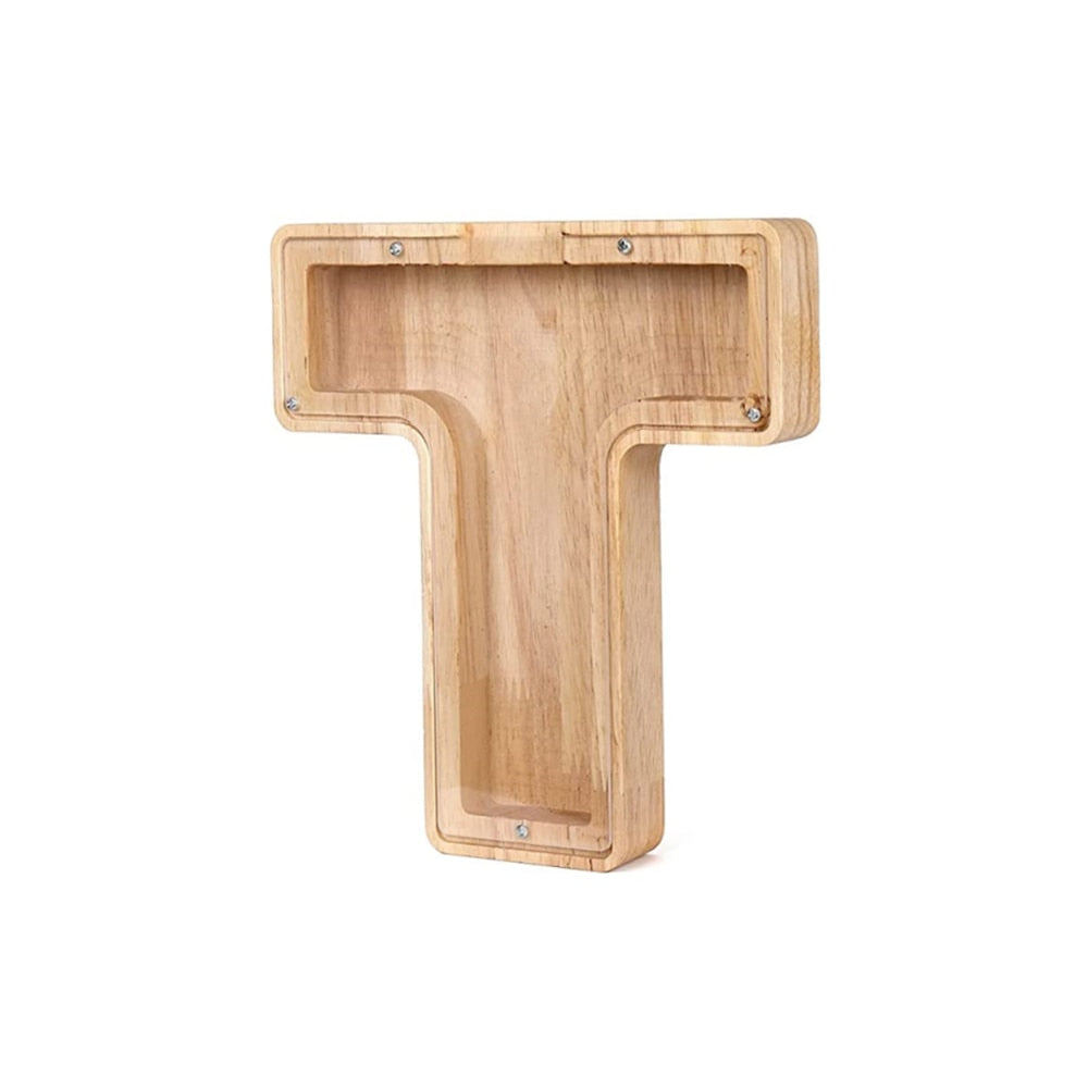 Houten letterspaarpot – LetterSaver