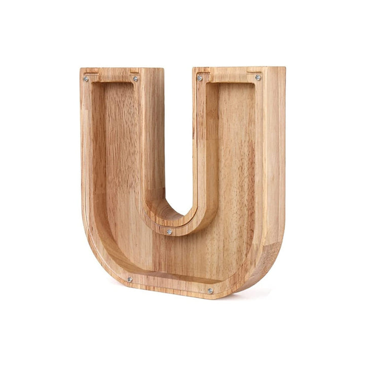 Houten letterspaarpot – LetterSaver