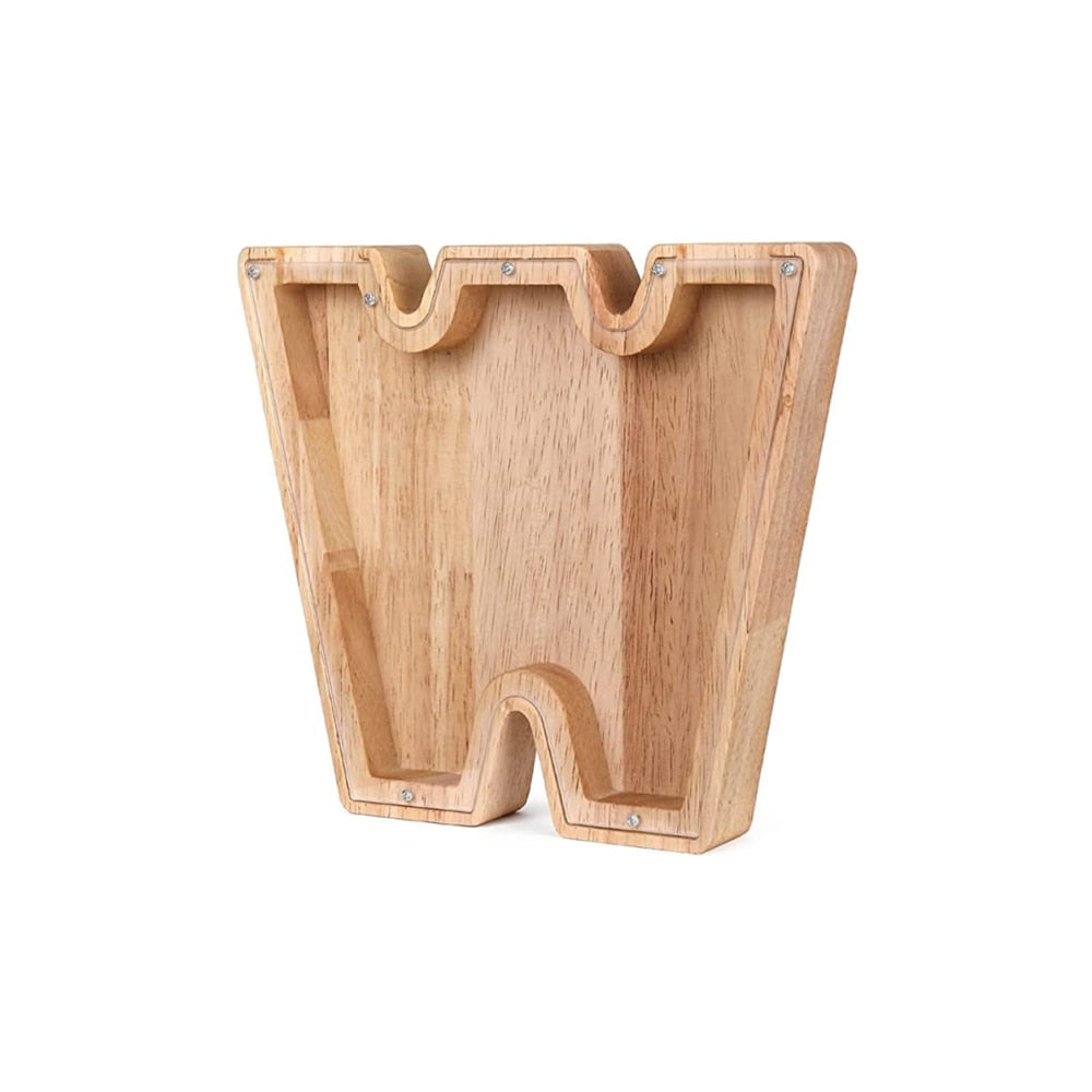 Houten letterspaarpot – LetterSaver