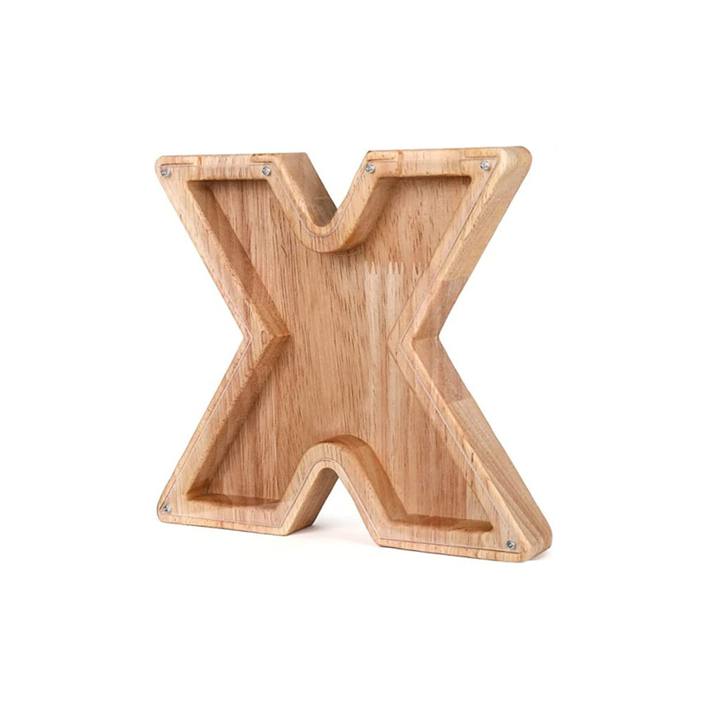 Houten letterspaarpot – LetterSaver