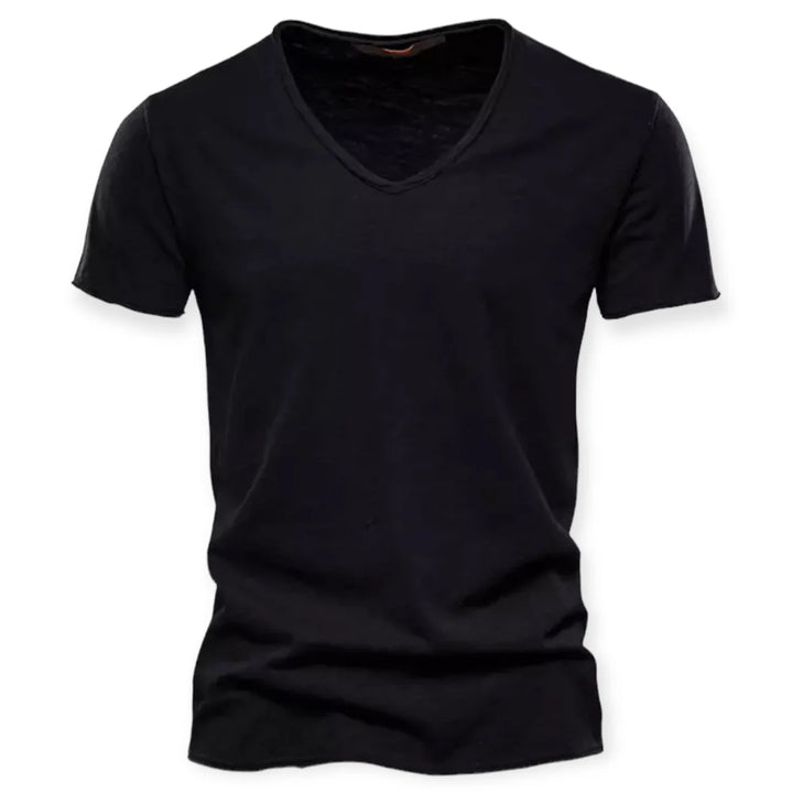 T-shirt voor heren met V-hals