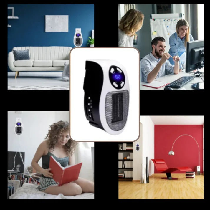 Mini stopcontactkachel met display, timer en draaistekker