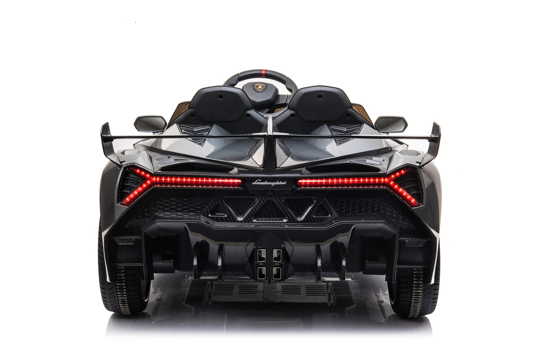 Veneno 12V 2 Persoons Elektrische Kinderauto Metallic Grijs