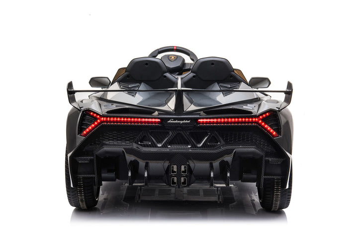 Veneno 12V 2 Persoons Elektrische Kinderauto Metallic Grijs