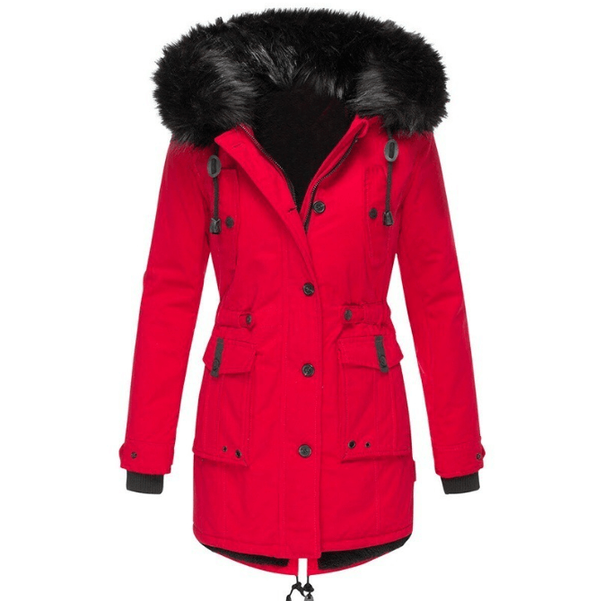 Winterjas dames FRIEDA – warm gevoerd model – afbeelding 5