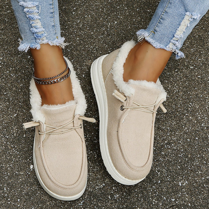 Dames instap winterschoenen met pluche voering – Maren