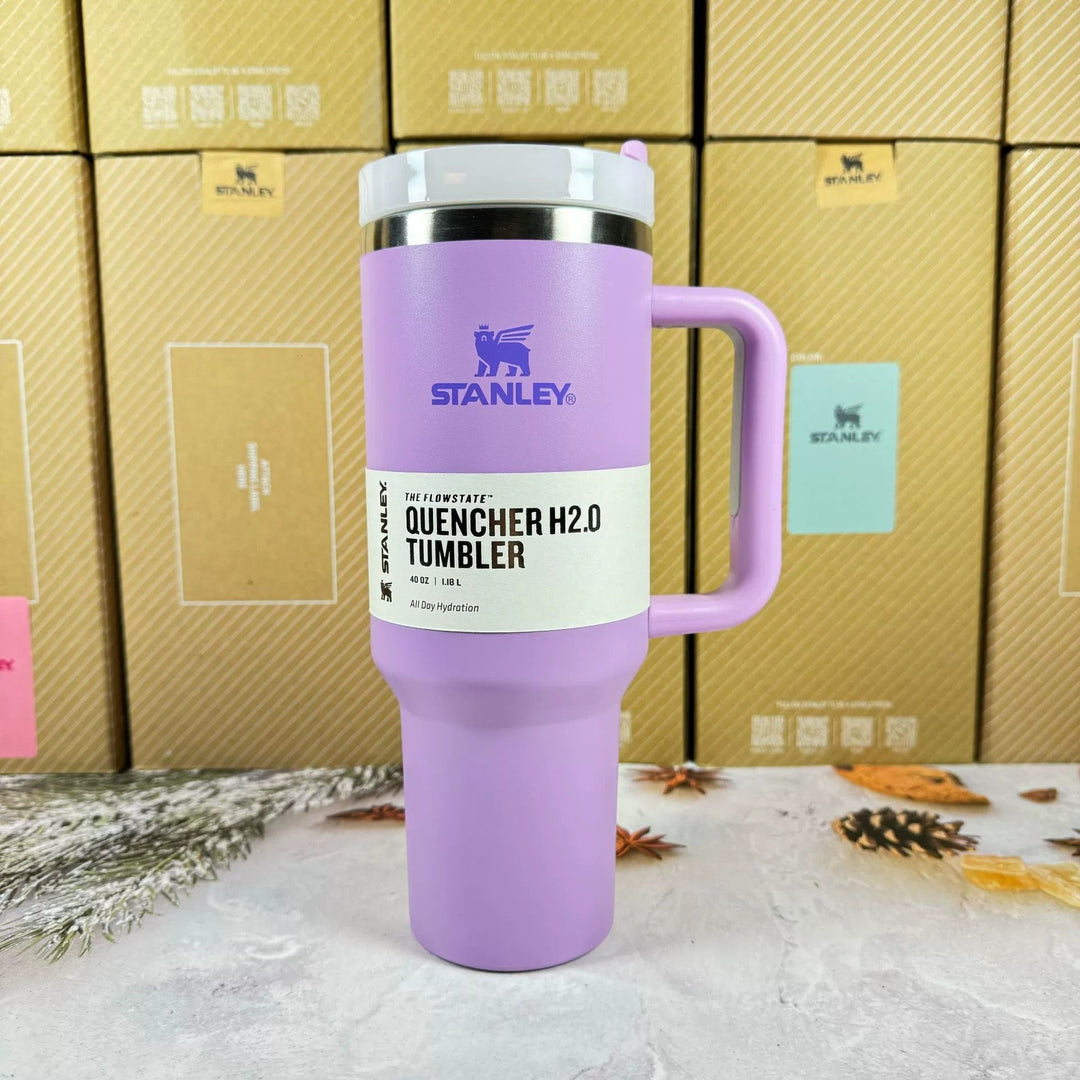 Geïsoleerde reismok 40oz – rvs met handvat en rietje – afbeelding 5