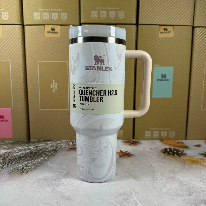 Geïsoleerde reismok 40oz – rvs met handvat en rietje – afbeelding 15