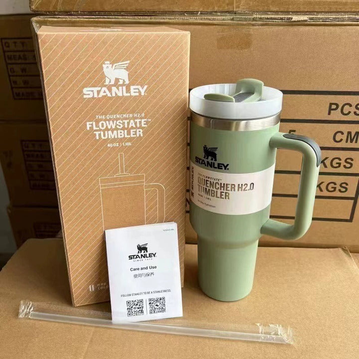Geïsoleerde reismok 40oz – rvs met handvat en rietje – afbeelding 10