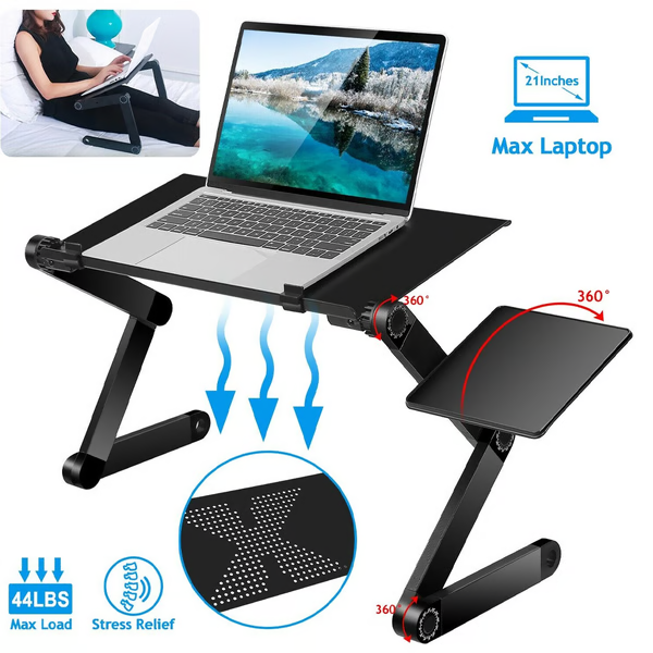 Standee – 360° Ergonomische Laptopstandaard voor Optimaal Werkcomfort