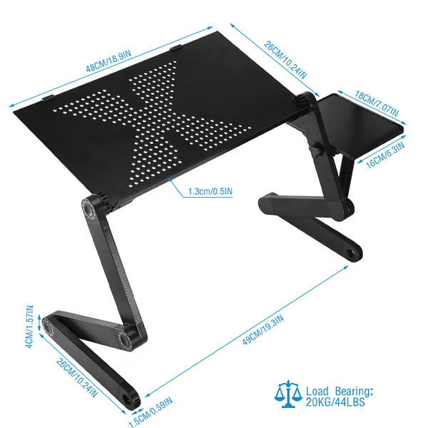 Standee – 360° Ergonomische Laptopstandaard voor Optimaal Werkcomfort