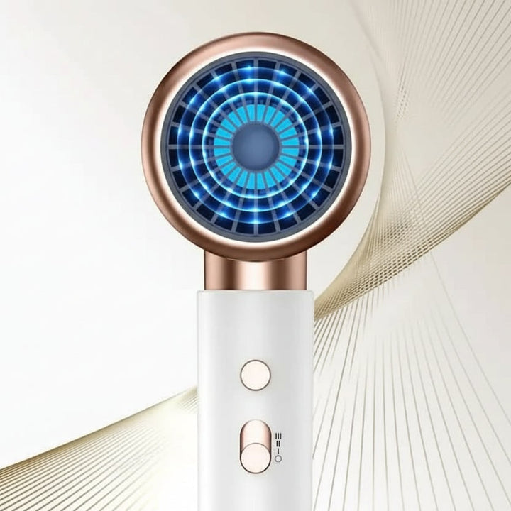 Ionische professionele haardroger met concentratormondstuk en snelle droogdiffuser
