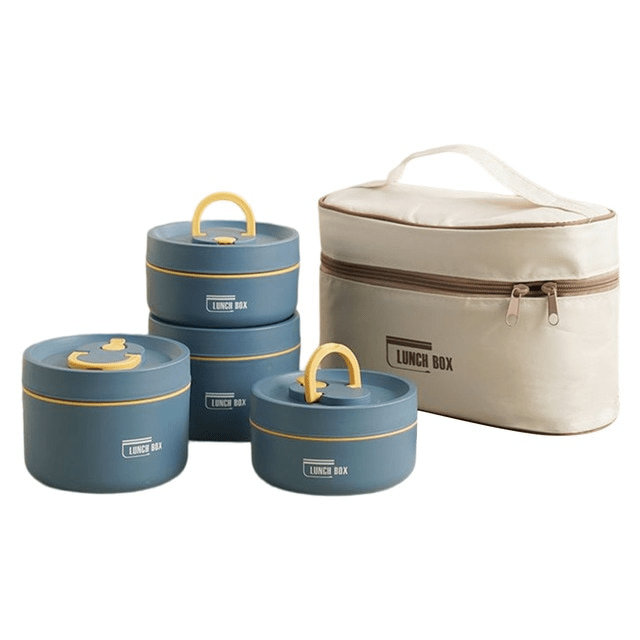 Geïsoleerde lunchbox voor warme maaltijden onderweg