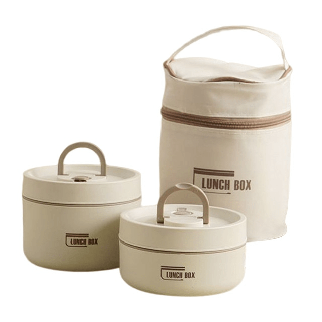 Geïsoleerde lunchbox voor warme maaltijden onderweg