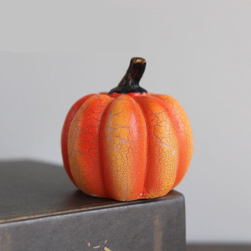 Jack-o'-lantern pompoen ledlichtjes op batterijen, mini Halloween-decoratie