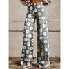 Dames Lange Broek – Ritan Bloemen- en Effen Prints