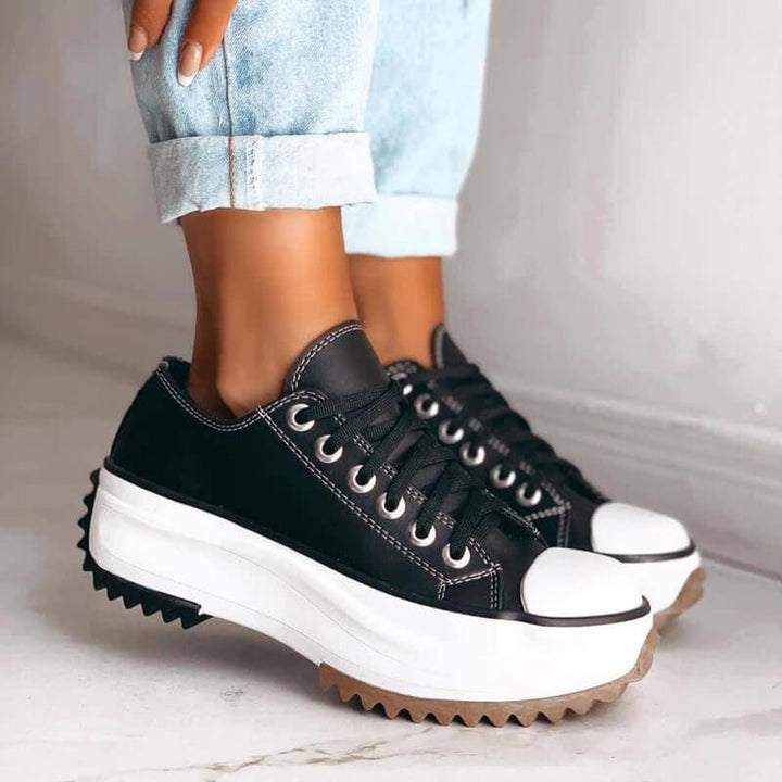 Sneakers met dikke zool voor dames - Brenda
