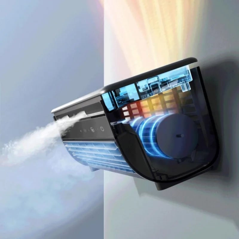 Draagbare airconditioner – draadloos oplaadbaar voor koeling – afbeelding 16