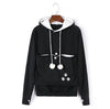 Comfortabele hoodie met kattenbuidel – CozyPurr