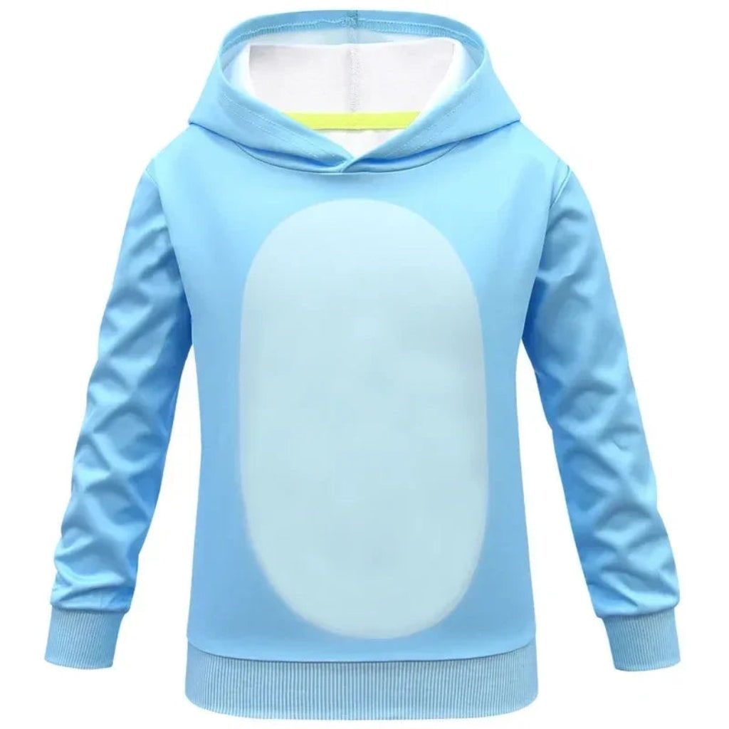 Halloween-personagekostuum voor kinderen met masker, hoodie en broek voor verkleedfeestjes