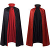 Halloween-cape voor kinderen met capuchon en strikbandsluiting voor kostuumfeestjes, met rode cape