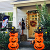 Opblaasbare Halloween-tuindecoratie, grote opblaasfiguur voor buiten met met water vulbare voet voor feest