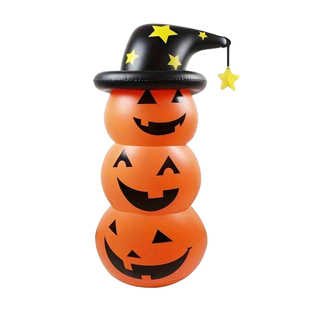 Opblaasbare Halloween-tuindecoratie, grote opblaasfiguur voor buiten met met water vulbare voet voor feest