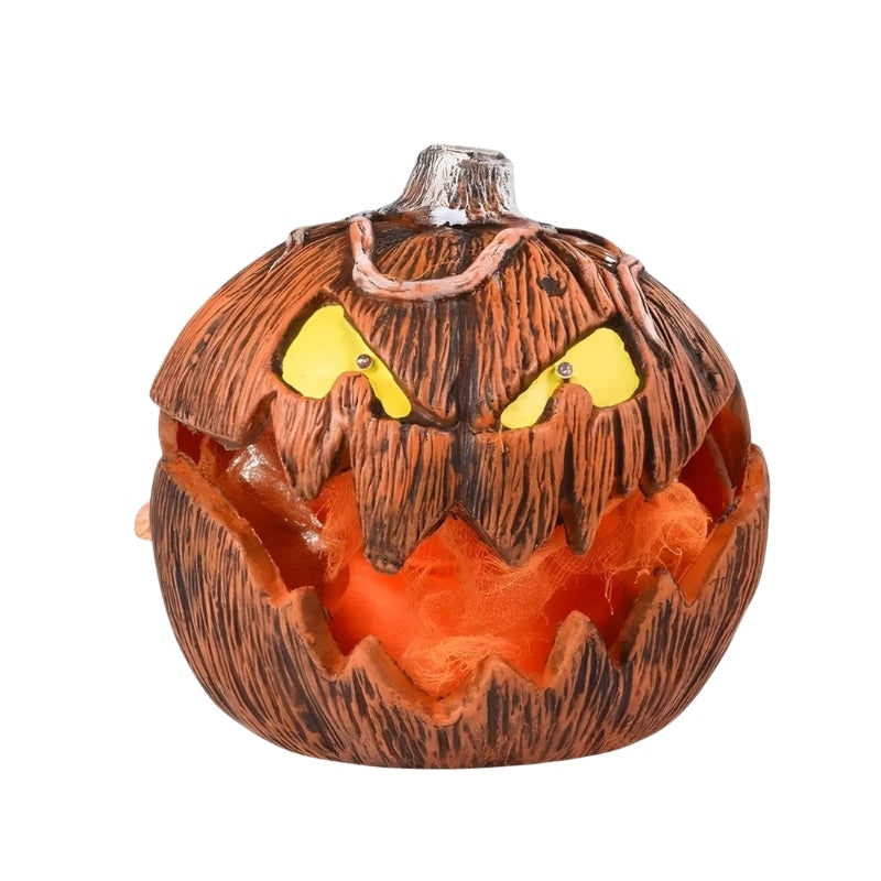 Halloween jack-o'-lantern led-pompoen pop-up decoratie met gloeiende ogen voor feest binnen en buiten