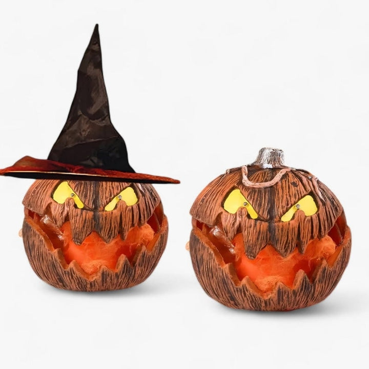 Halloween jack-o'-lantern led-pompoen pop-up decoratie met gloeiende ogen voor feest binnen en buiten