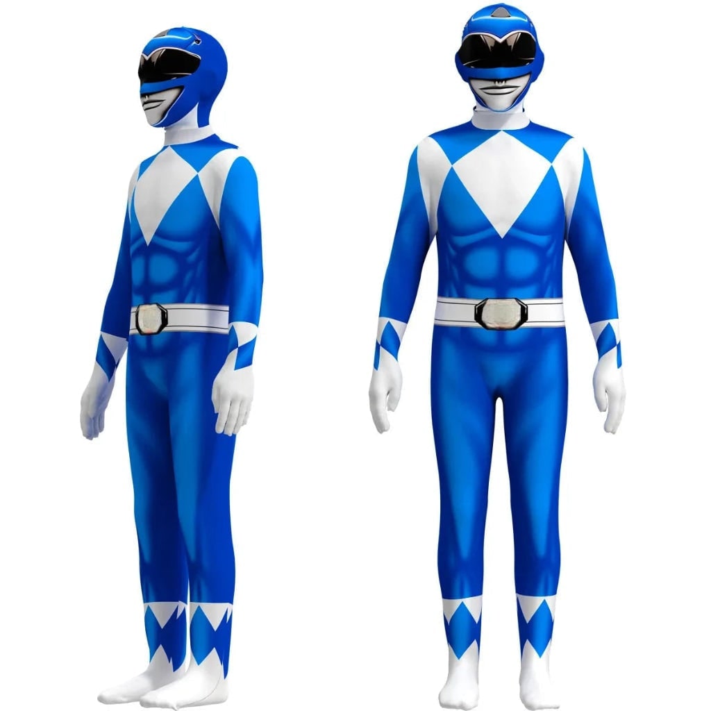 Halloween superheldenbodysuit kostuum voor kinderen met spierprint en volledige capuchon