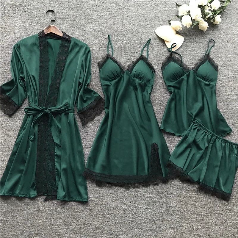 Luxe satijnen pyjamaset – Luna
