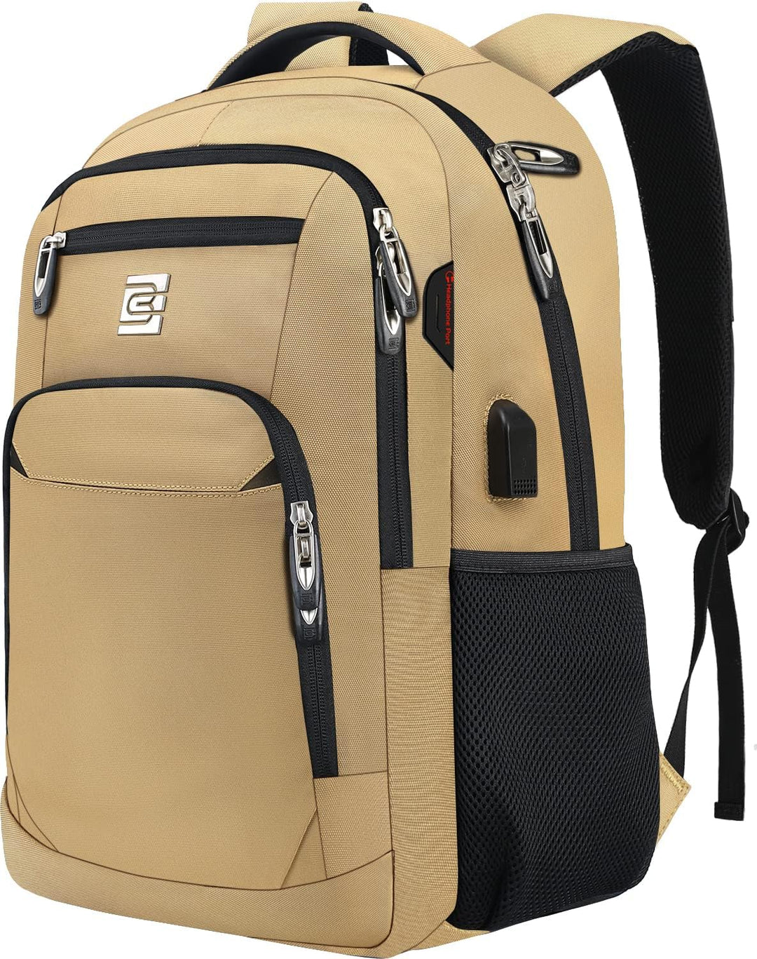 Slanke anti-diefstal laptoprugzak met USB-oplaadpoort